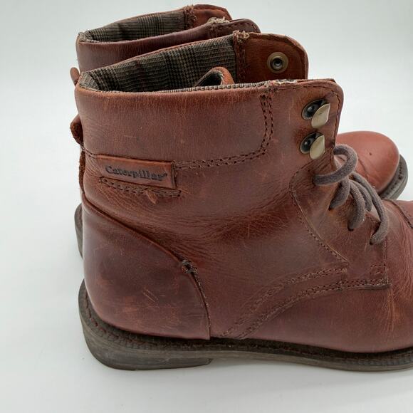 Caterpillar Men\'s Newfound Full Grain Leather Gorpcore Construction Boots 8.5
